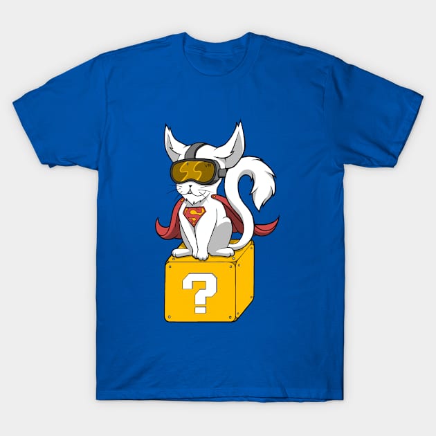 chat geek T-Shirt by chat blanc